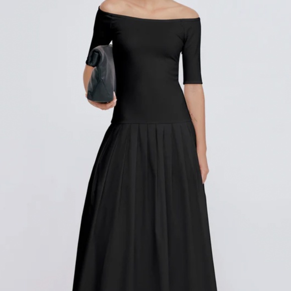 Marcella Mila Dress Black Size Large - Picture 2 of 6